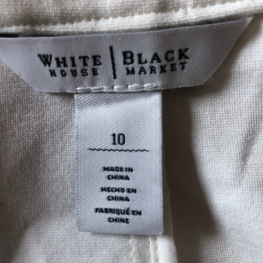 WHBM Cream Blazer/Jacket - Picture 7 of 9